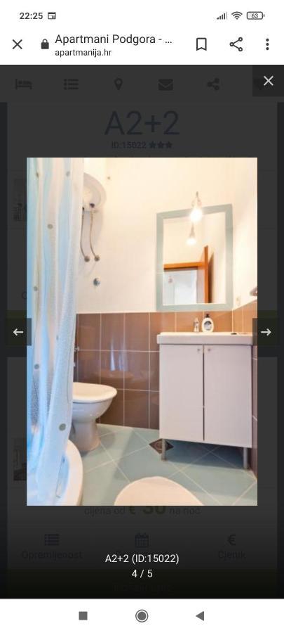 Vega Apartments Podgora Eksteriør billede